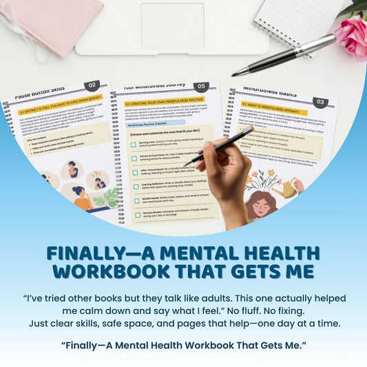 Teen Neurodivergent Friendly DBT Skills Workbook