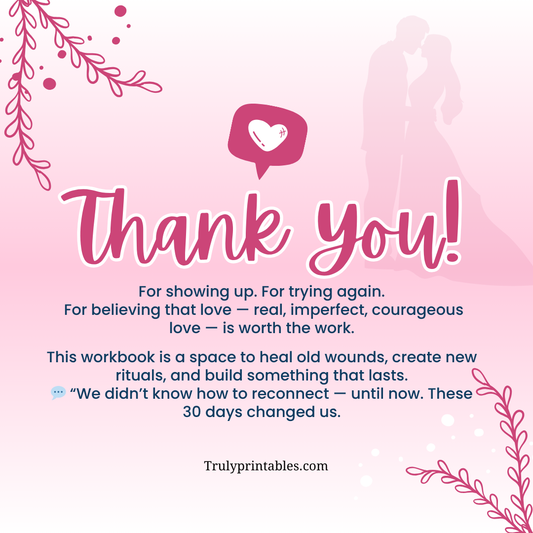 Bound by Love: 30-Day Couples Relationship Reset Workbook — Rebuild Trust, Deepen Emotional Connection & Communicate with Care