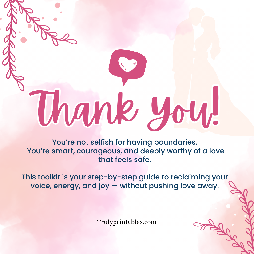 Boundaries That Build Love β 30-Day Couples Toolkit to Reclaim Peace, Respect & Emotional Safety