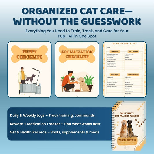 The Ultimate Dog Training Planner – Digital PDF for Behavior, Health & Routines