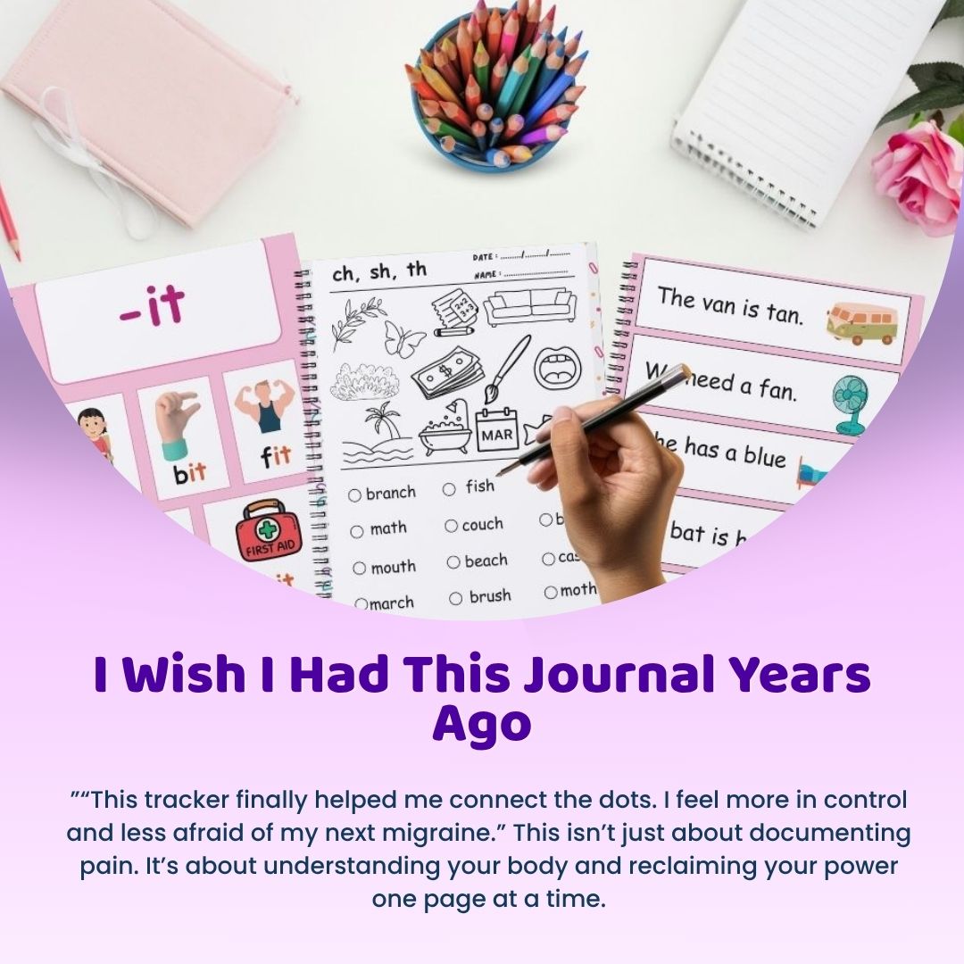 Migraine Journal & Tracker – A Guided PDF for Understanding, Managing & Reducing Migraine Attacks