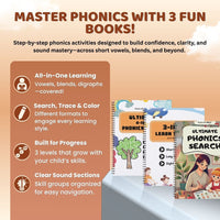 Ultimate Learn-to-Read Phonics Super Bundle (Short Vowels, Long Vowels & Sight Words)