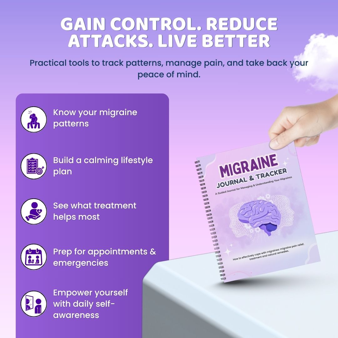 Migraine Journal & Tracker – A Guided PDF for Understanding, Managing & Reducing Migraine Attacks