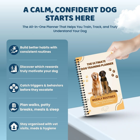 The Ultimate Dog Training Planner – Digital PDF for Behavior, Health & Routines