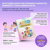 ADHD Kids Daily Planner β Focus, Emotions & Life Skills Tracker (Digital Download)