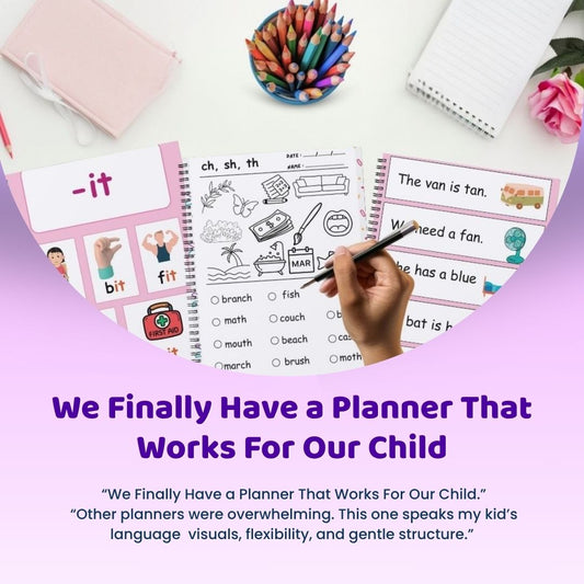 ADHD Kids Daily Planner – Focus, Emotions & Life Skills Tracker (Digital Download)