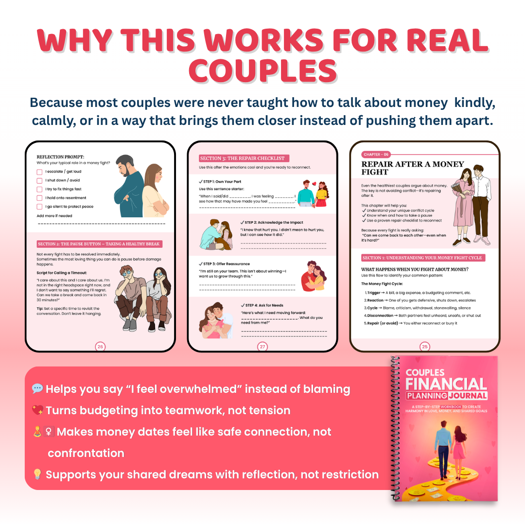 Couples Financial Planning Journal β Step-by-Step Workbook to Create Harmony in Love, Money & Shared Goals