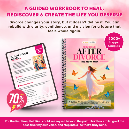Rebuilding After Divorce: The New You — A Guided Workbook for Healing, Growth & Life After Separation