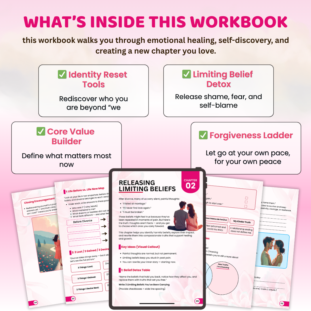 Rebuilding After Divorce: The New You — A Guided Workbook for Healing, Growth & Life After Separation