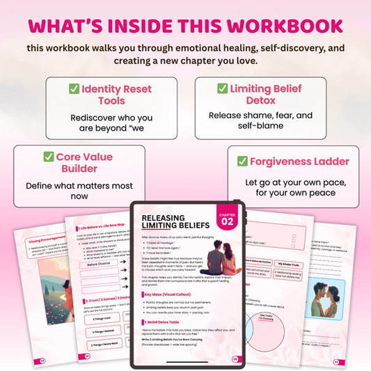 Rebuilding After Divorce: The New You — A Guided Workbook for Healing, Growth & Life After Separation