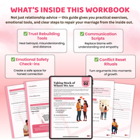 The Marriage Repair Workbook (Before It Breaks) β Reconnect, Rebuild Trust & Create a Future Together