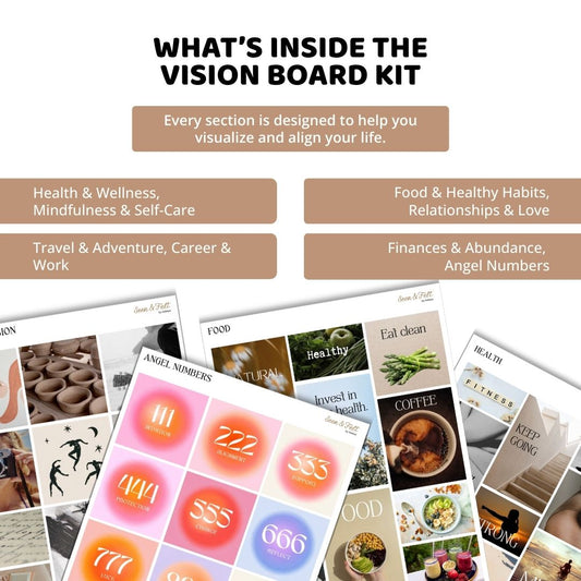 2026 Ultimate Vision Board Bundle - Love • Relationships • Health • Mindfulness • Life Goals