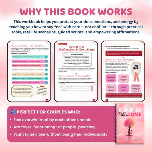 Boundaries That Build Love — 30-Day Couples Toolkit to Reclaim Peace, Respect & Emotional Safety