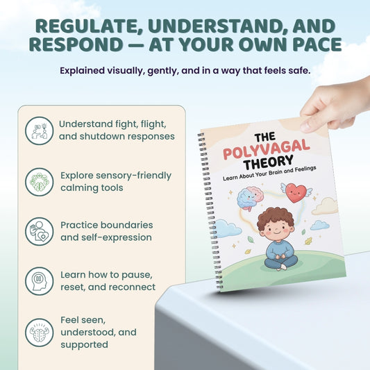 Polyvagal Theory Workbook for Kids | Gentle Emotional Regulation & Nervous System Awareness | Printable PDF