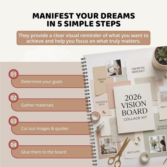 2026 Ultimate Vision Board Bundle - Love • Relationships • Health • Mindfulness • Life Goals